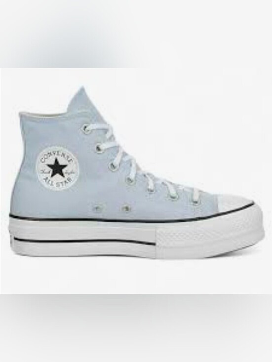 Converse Shoes - Converse All Star Lift Platform Hightop In Cloudy Blue, Size 8